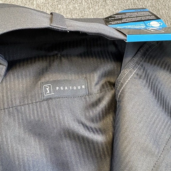 NWT PGA Tour Performance Golf Pants Size 36X30 Gray Expandable Waistband Stretch - Picture 7 of 13